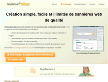Tablet Screenshot of easy-banner.net